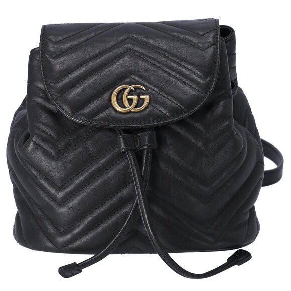 GUCCI GG Marmont Quilted Leather Mini Backpack 528129 - Picture 1 of 8